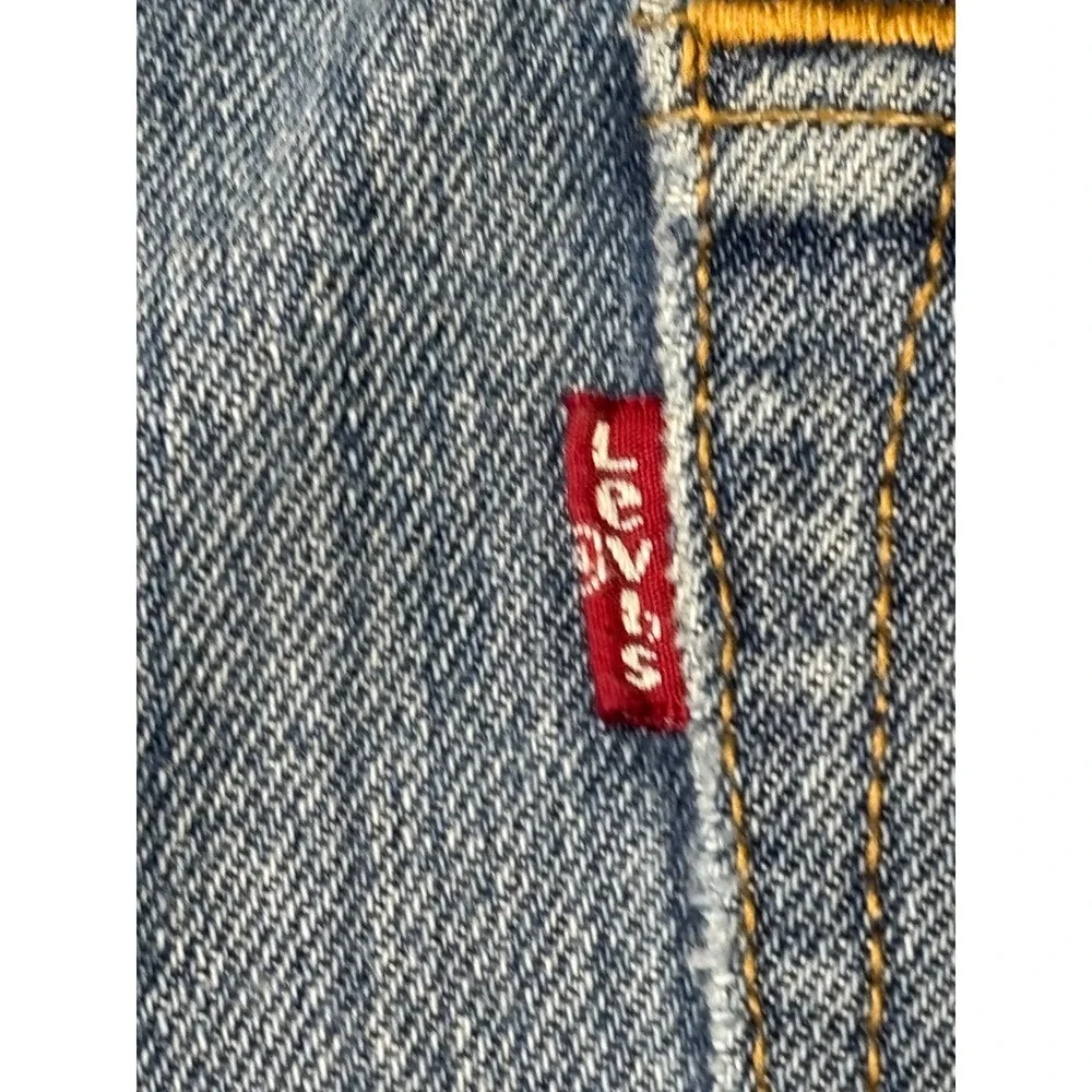 Levi Strauss‎ 501 Button Fly Jeans Mens W34 L30 Medium Wash Denim